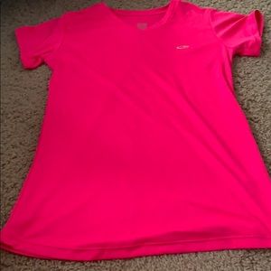 Champion girls XL hot pink v neck shirt